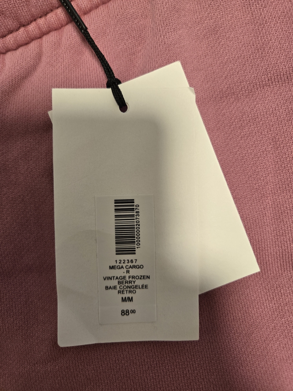 Brand New Aritzia Cargo Sweatpants In The Color "Vintage Frozen Berry".